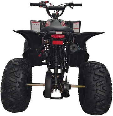 HHH 125cc Youth Utility ATV | Fully Automatic Gas Quad with Reverse & Big Tires (19"/18") mississippipowersports